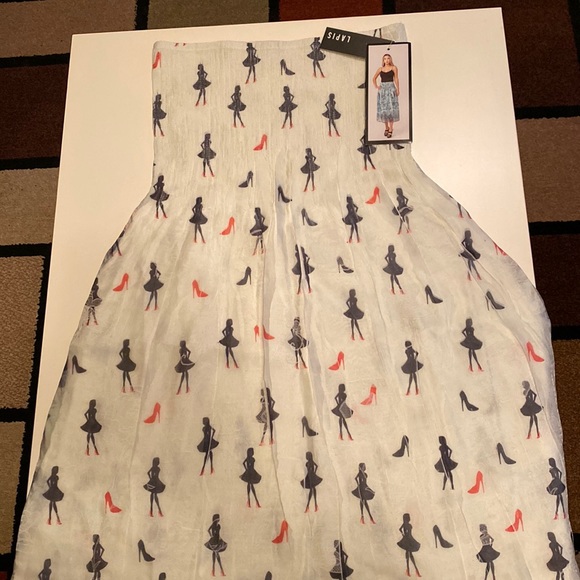 Lapis Maxi Skirt or  Midi Dresses - Picture 2 of 5